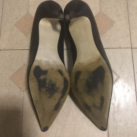 Nine West Akinao Crocodile Pattern Leather Heels - Picture 5 of 6